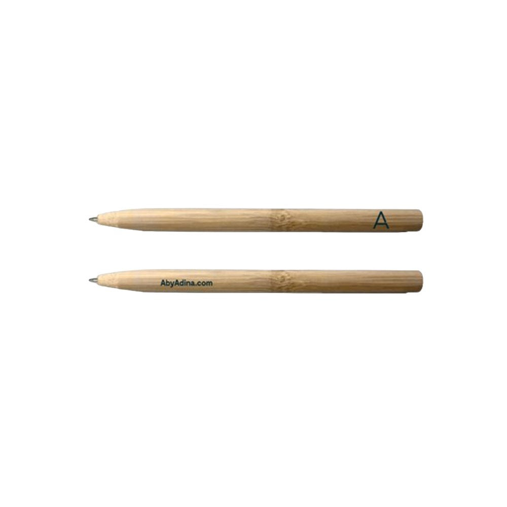 A by Adina Bamboo Pen, Black Ink, Natural Colour