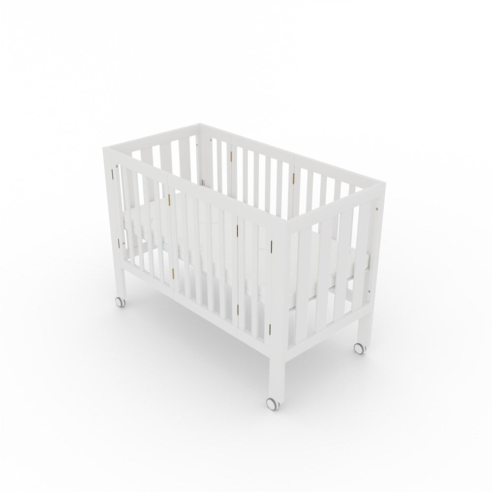 BabyRest Dixie Folding Cot, 1230x670x920mm, White