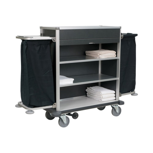 Ascolia Housekeeping Cart ATLAS 1000, Black Caviar