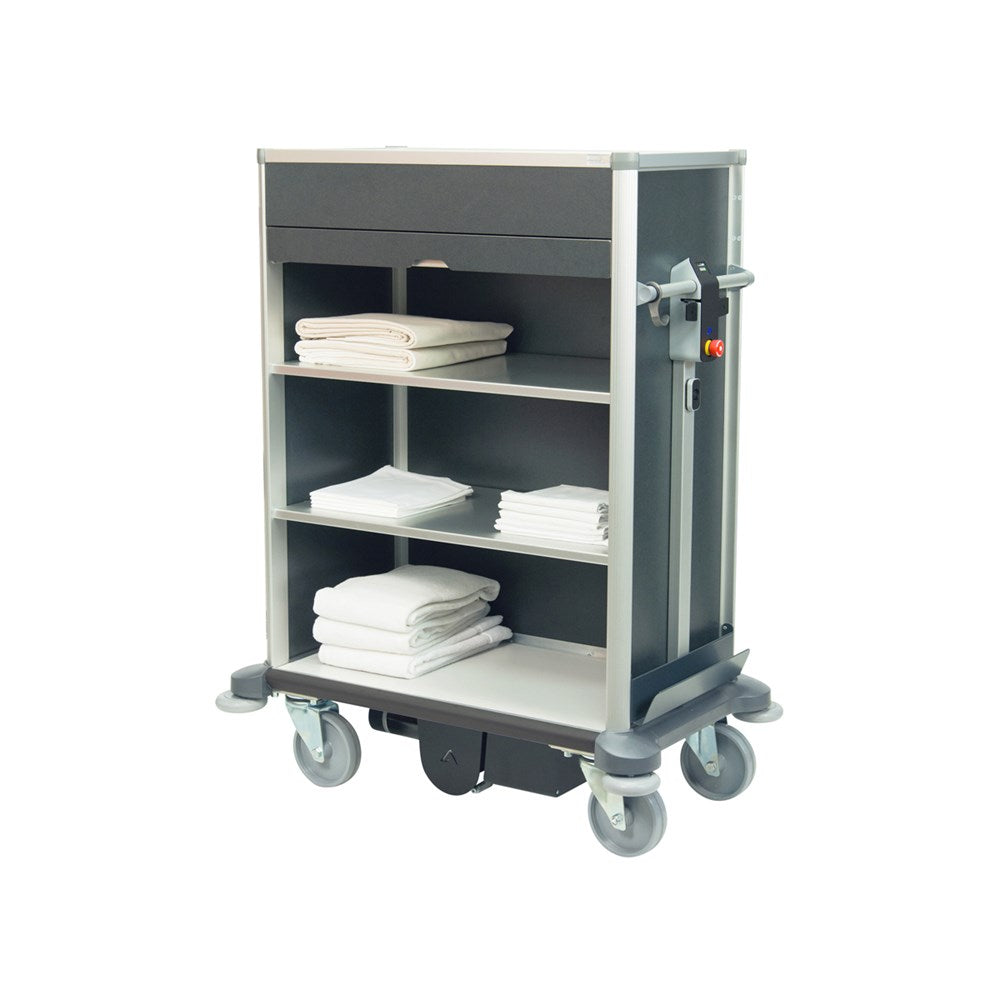 Ascolia Housekeeping Cart ATLAS 1000, Black Caviar