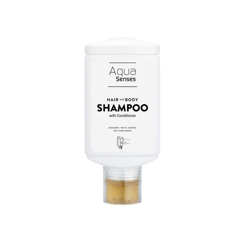 Aqua Senses Hair & Body Shampoo in Press + Wash Dispenser, 330ml