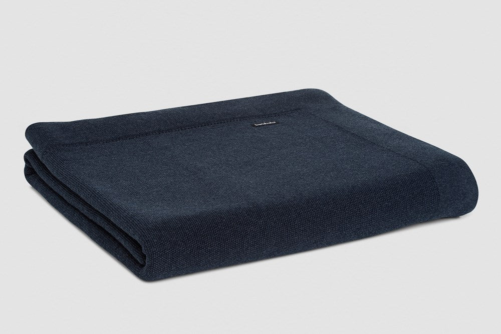 Bemboka Throw Soft Cotton, Trieste Knit, Sofa/Lounge, Ink