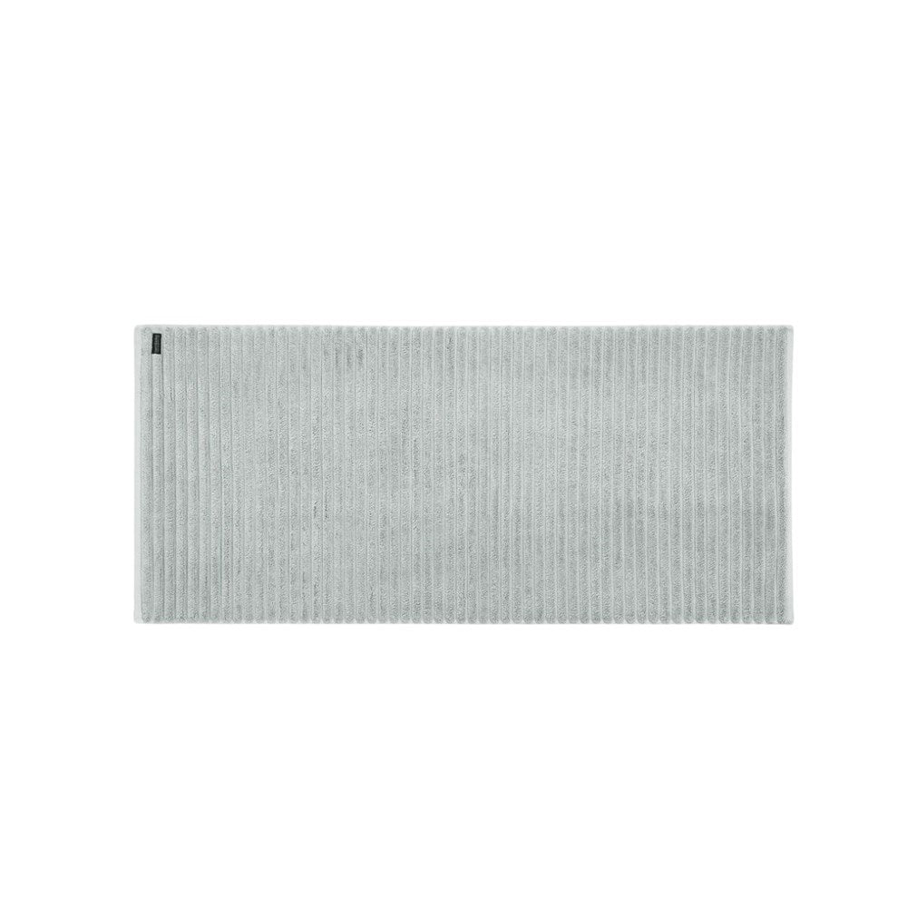 Bemboka Long Bath Mat, Rib Weave, 100% Cotton, 1200gsm, Dove