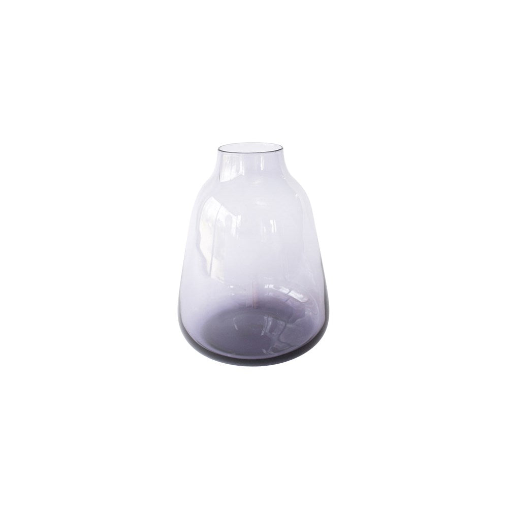 Bisonhome Glass Vase Maisie, Small 190mm, Blueberry
