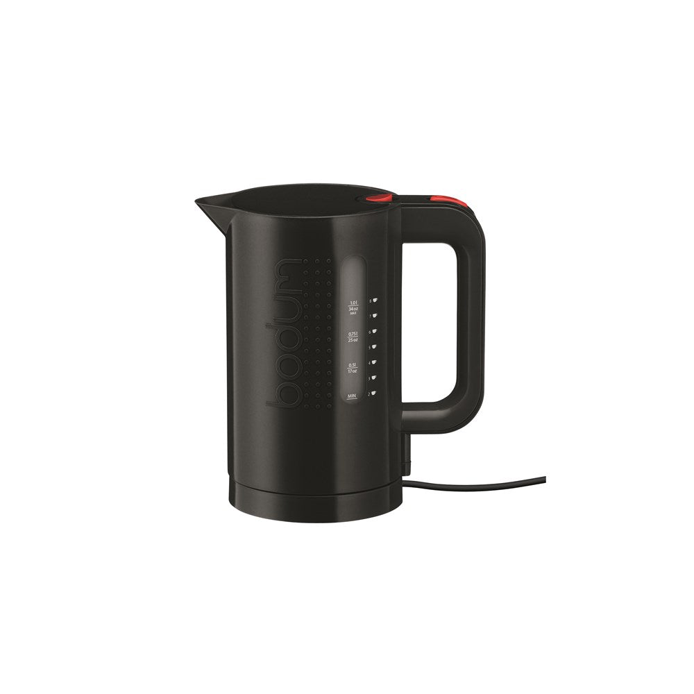 Bodum Kettle Bistro, 1L, Single Wall, 1300W, Black