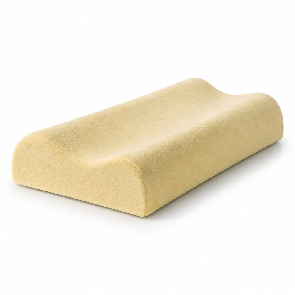 Canasin Orthopaedic Contour Pillow, Velour Fabric, 30x50cm