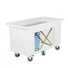 Wagen Mobile Tub with Back Saver, 340L, Natural