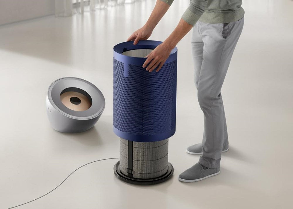 Dyson, Air Purifier, Big+Quiet, Formaldehyde Filter, Bright Nickel/Prussian Blue