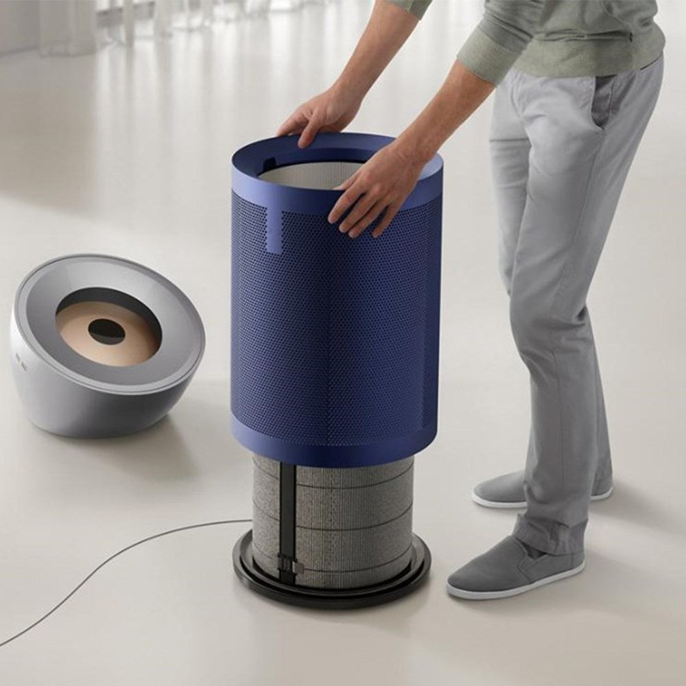 Dyson, Air Purifier, Big+Quiet, Formaldehyde Filter, Bright Nickel/Prussian Blue