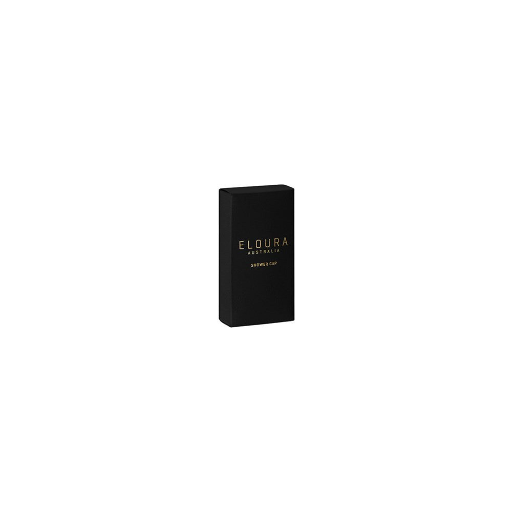 Eloura Australia Premium Shower Cap, Black Box