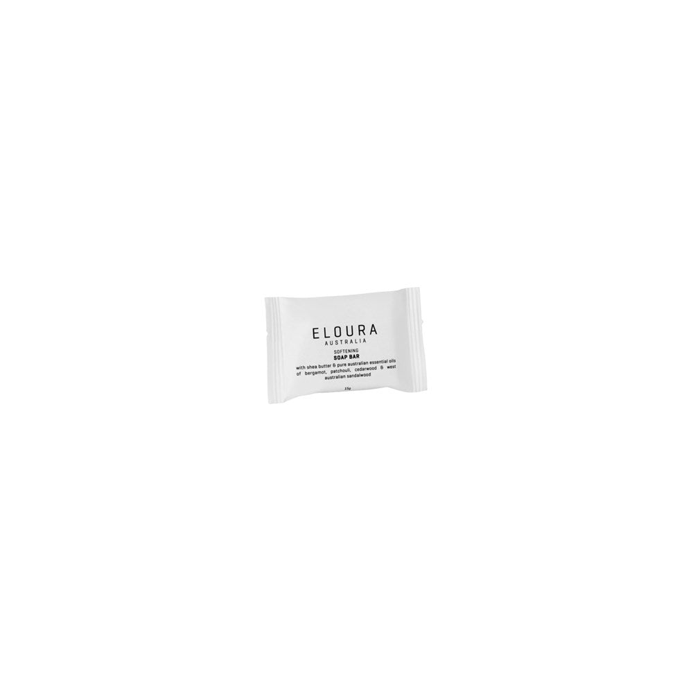 Eloura Australia Softening Soap Bar, White Sachet, 15g
