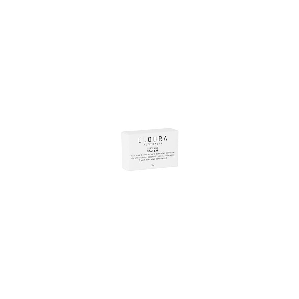 Eloura Australia Softening Soap Bar, White Box, 30g