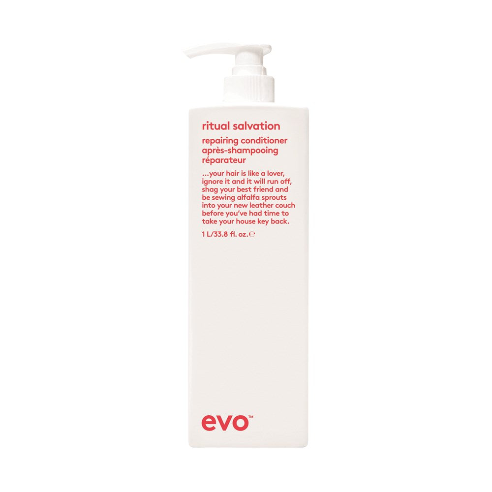 evo Ritual Salvation Repairing Conditioner in Pump Dispenser, 1L