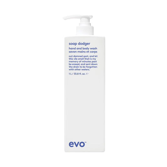 evo Soap Dodger Hand and Body Wash in Pump Dispenser, 1L