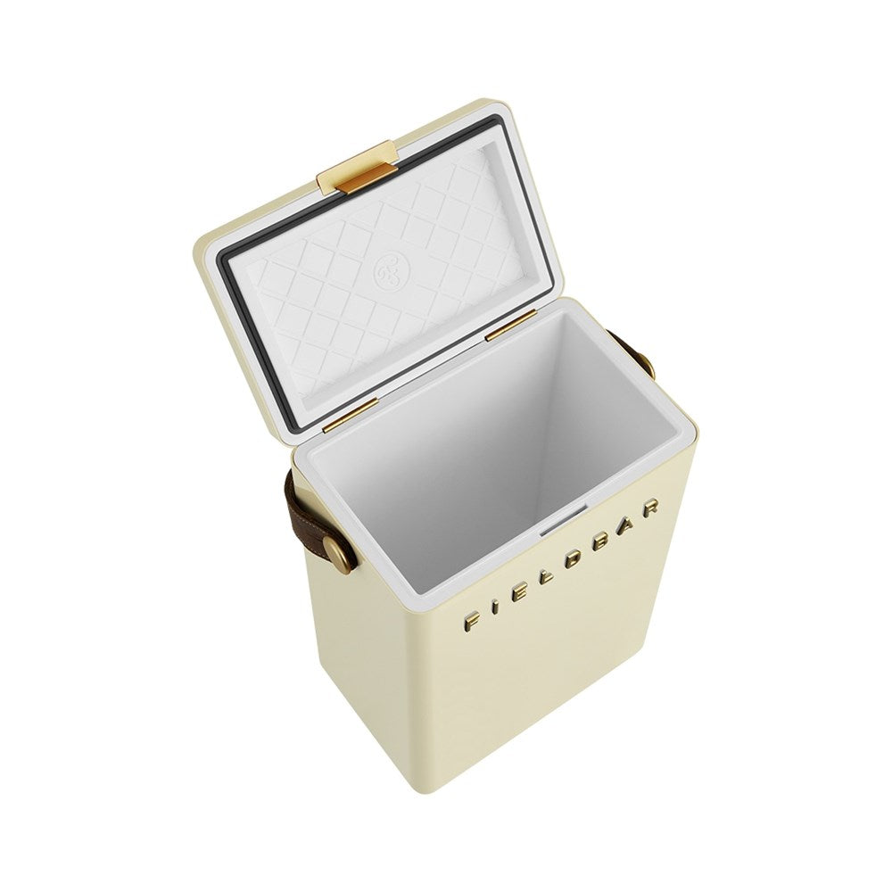 Fieldbar Hard Cooler Drinks Box, 10L, Safari White