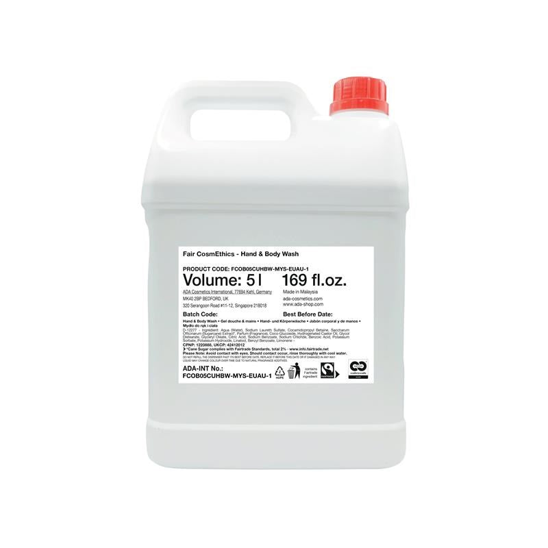 FAIR CosmEthics Hand & Body Wash Bulk Refill, 5L
