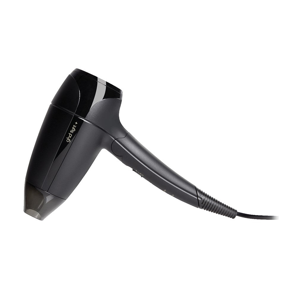 ghd Travel Hair Dryer, Flight+, DC Motor, 1600W, Black