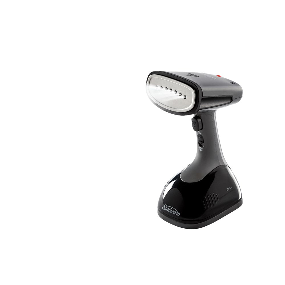 Sunbeam Garment Steamer, 1200W, 240ml Tank, 2.5m Cord, Grey