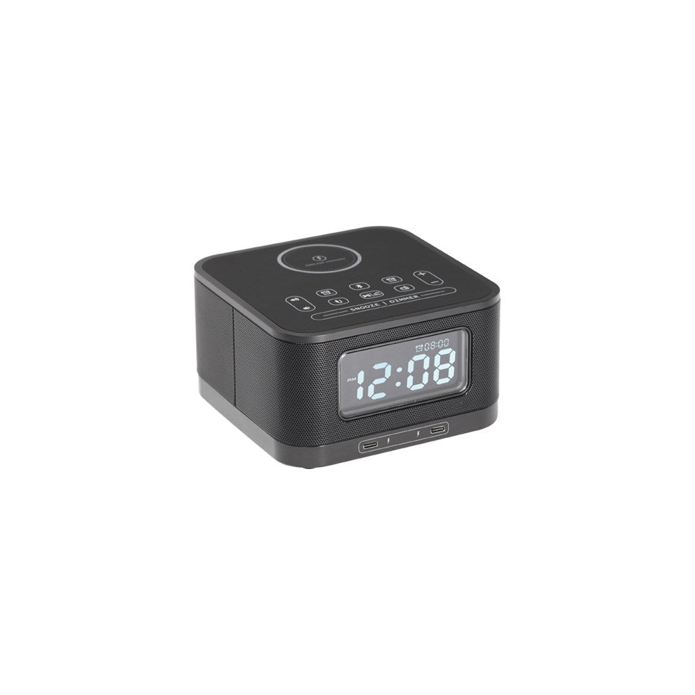 Homtime Premium Bluetooth Radio Speaker HS1, Alarm Clock, Black