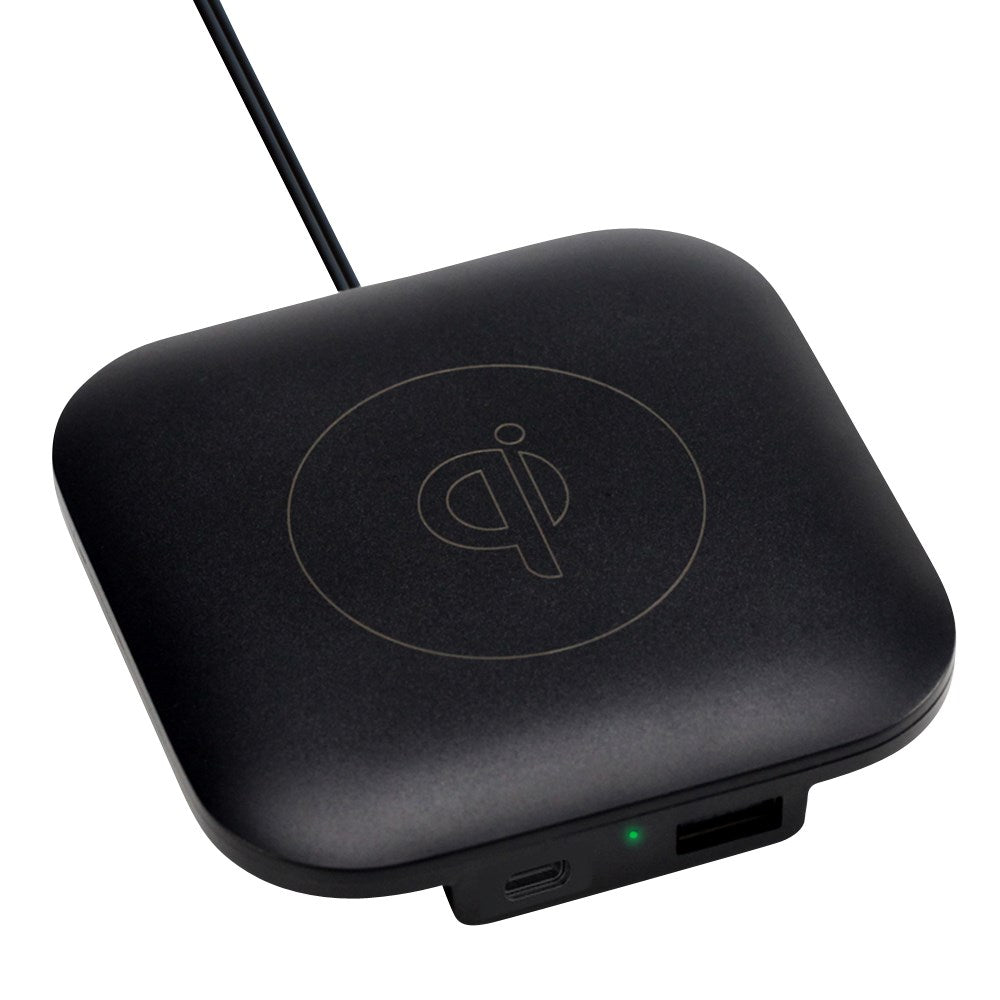 Homtime Wireless Charge Pad, with 2 USB Ports, Mobile Compatible