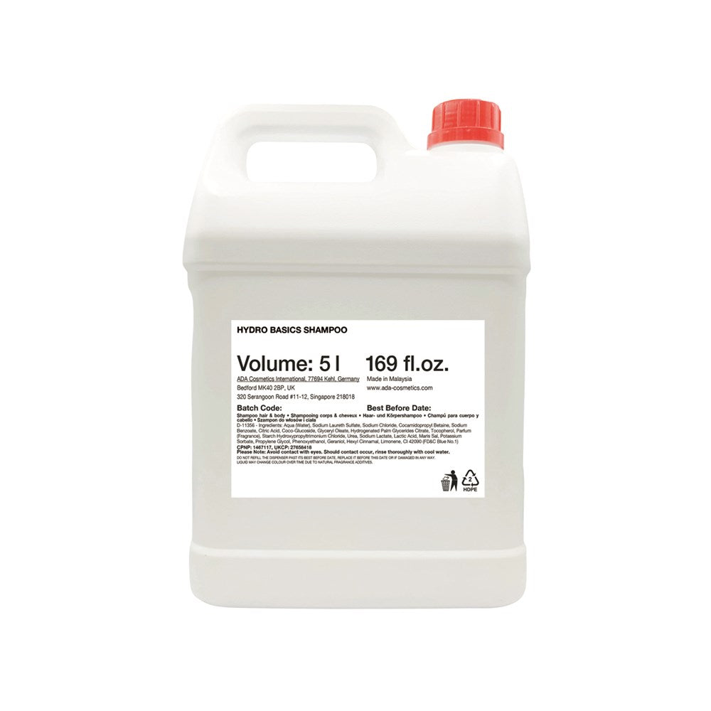 Hydro Basics Shampoo Bulk Refill, 5L