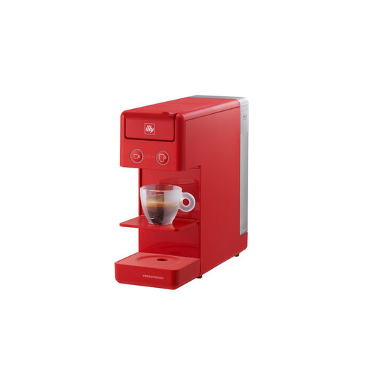 illy Capsule Coffee Machine Y3.3 iperEspresso, 750ml, 1250W, Red