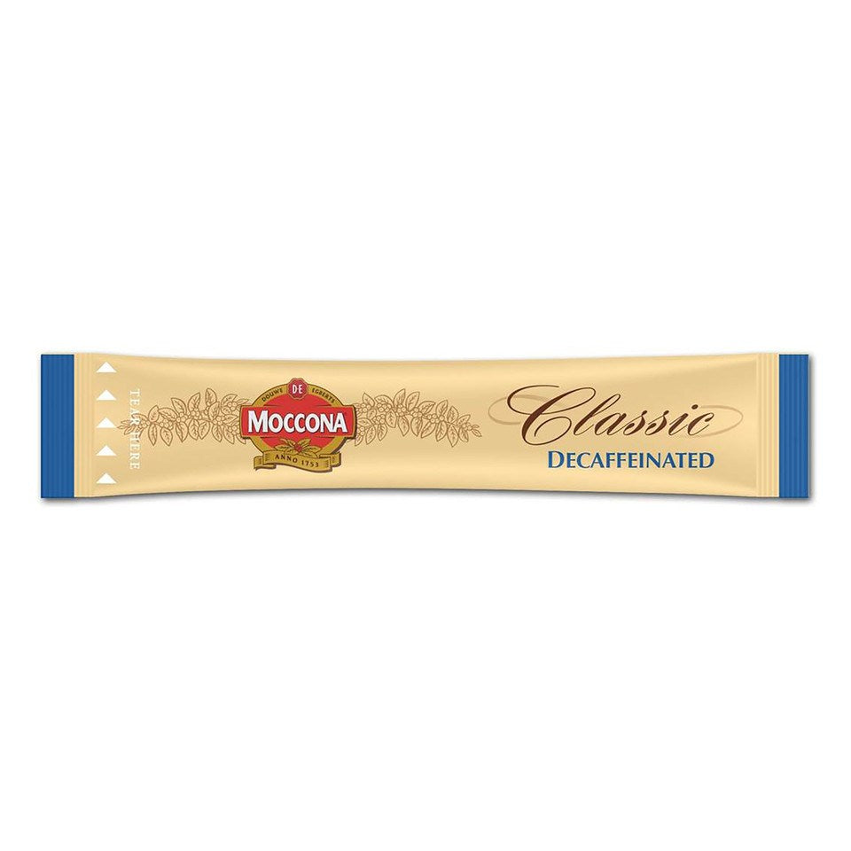 Moccona Instant Coffee Sticks, Classic Decaf, 1,7g