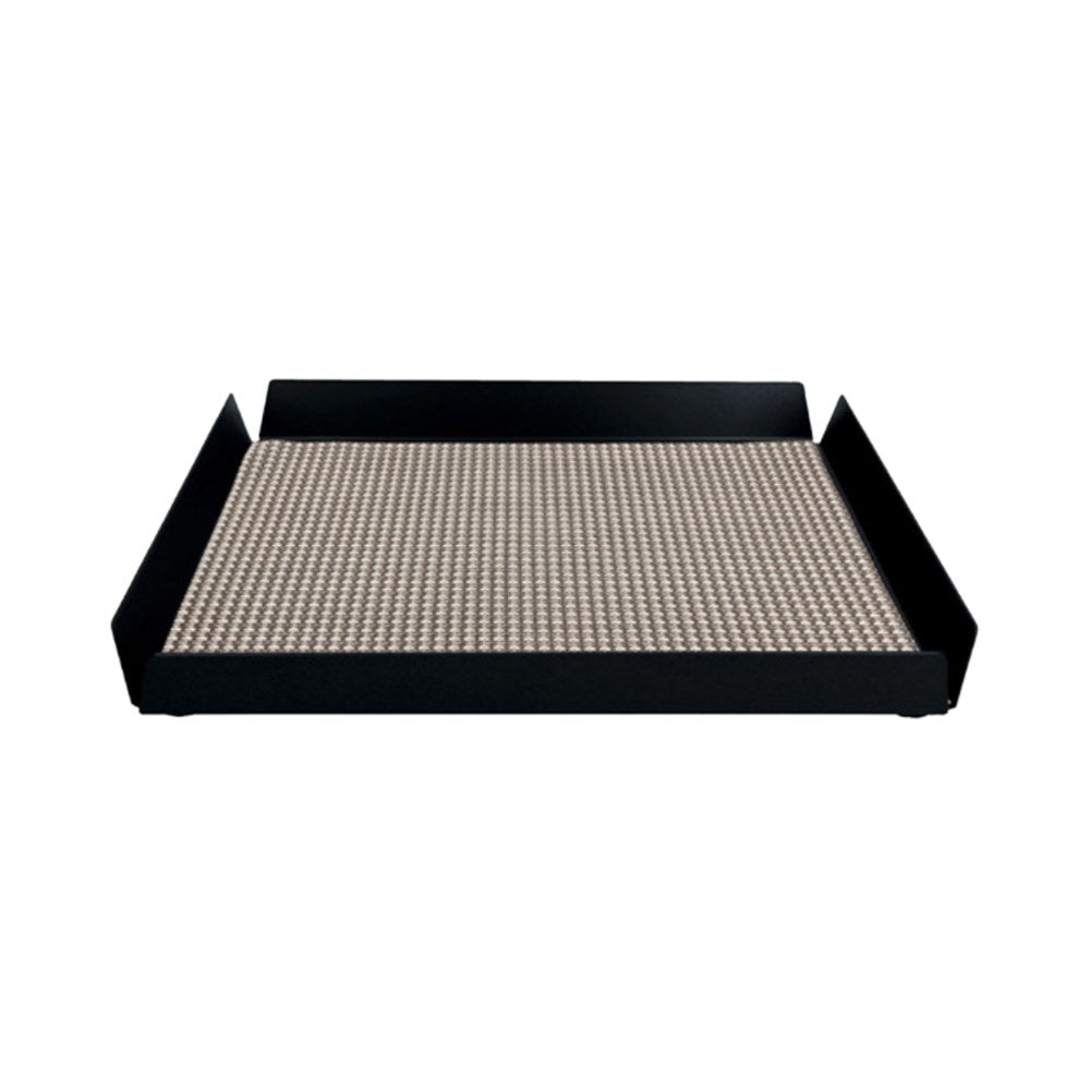 JVD Kettle Tray Alux, Medium, Matt Olive Mat, Anthracite Black Finish