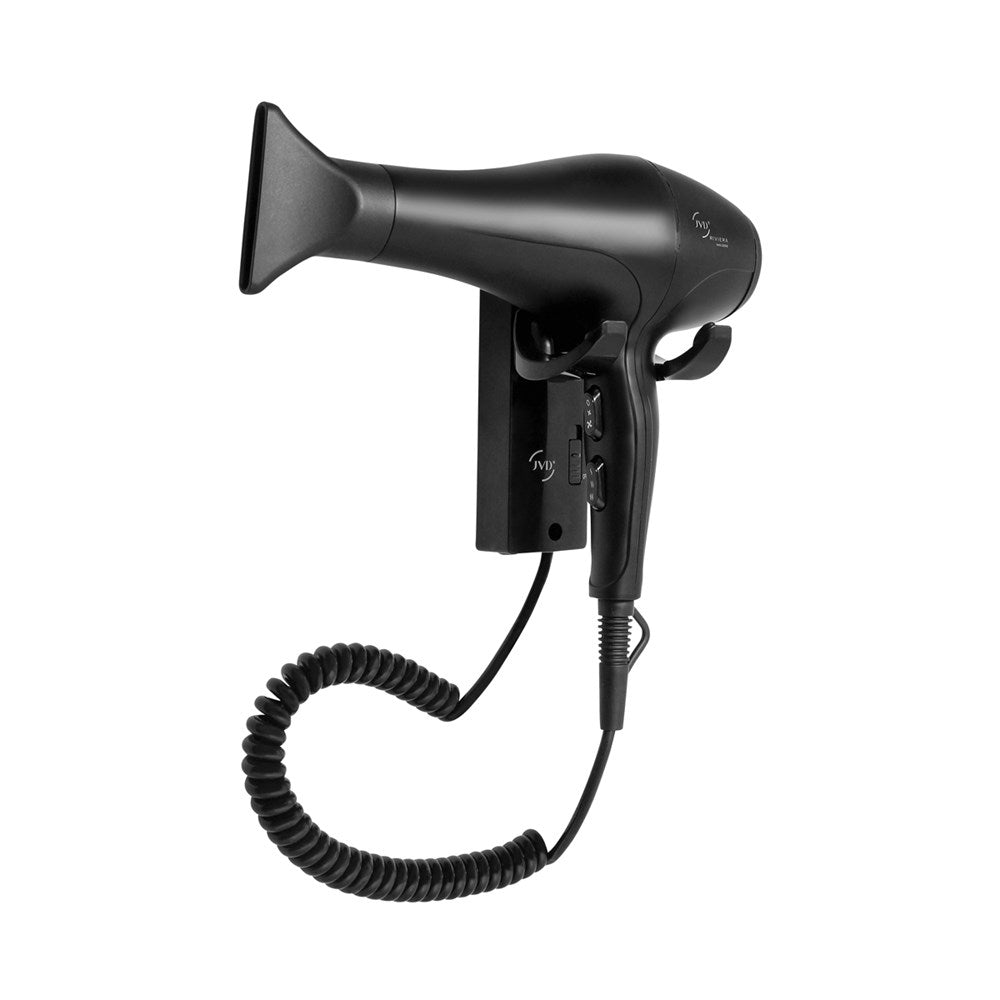 JVD Hair Dryer Riviera 2200W, AC Motor, Straight Cord, Matt Black