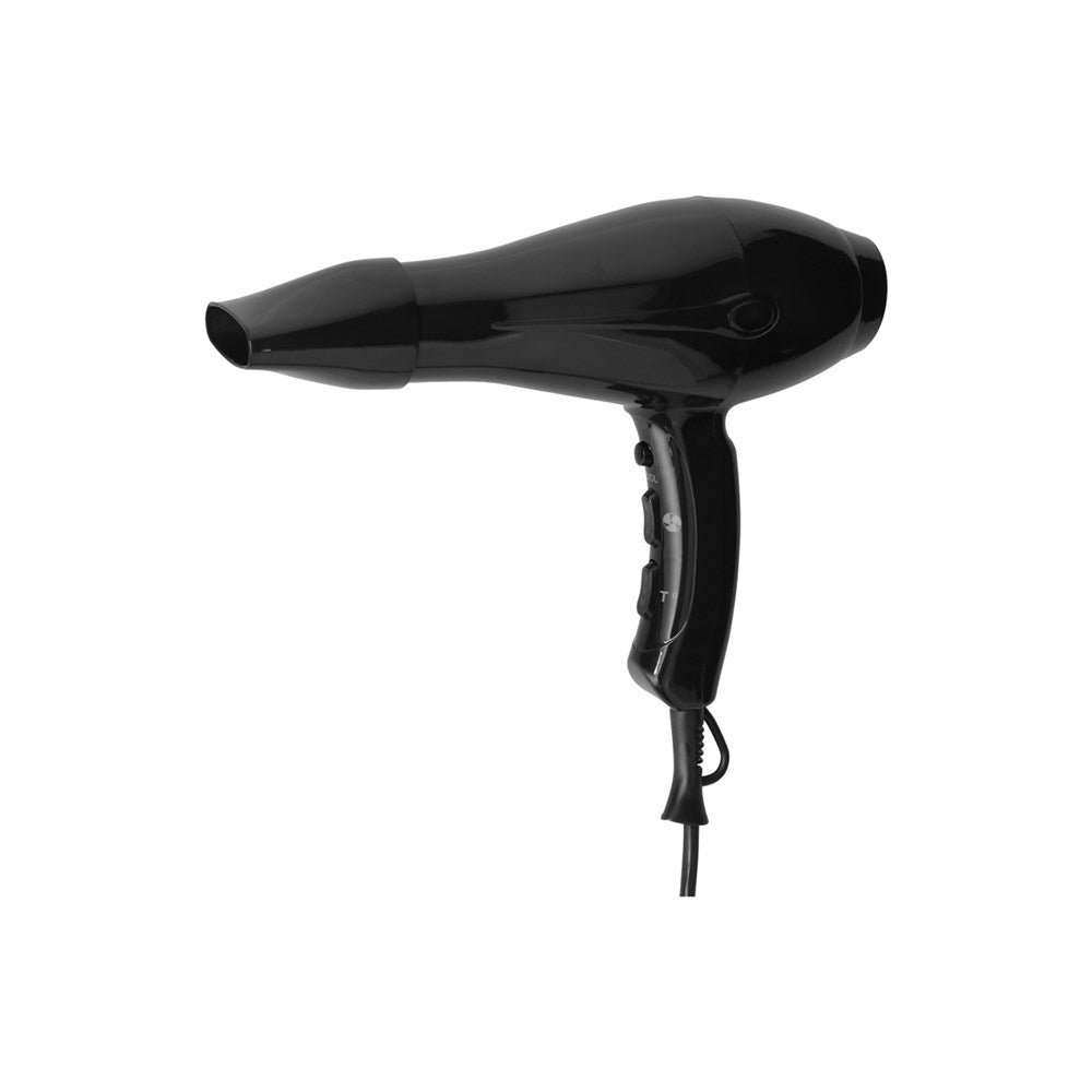 JVD Hair Dryer Ibiza, 1800-2000W, AC Motor, Curly Cord, Black