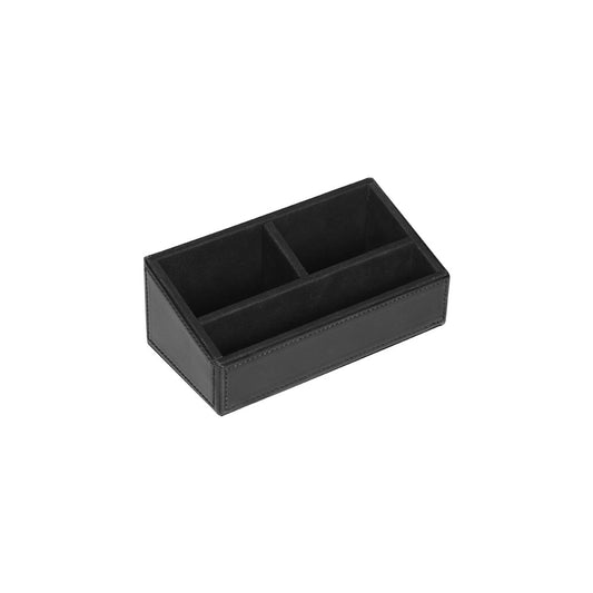 JVD Sachet Tray Charme, 60/40x80x160mm, Black Leatherette