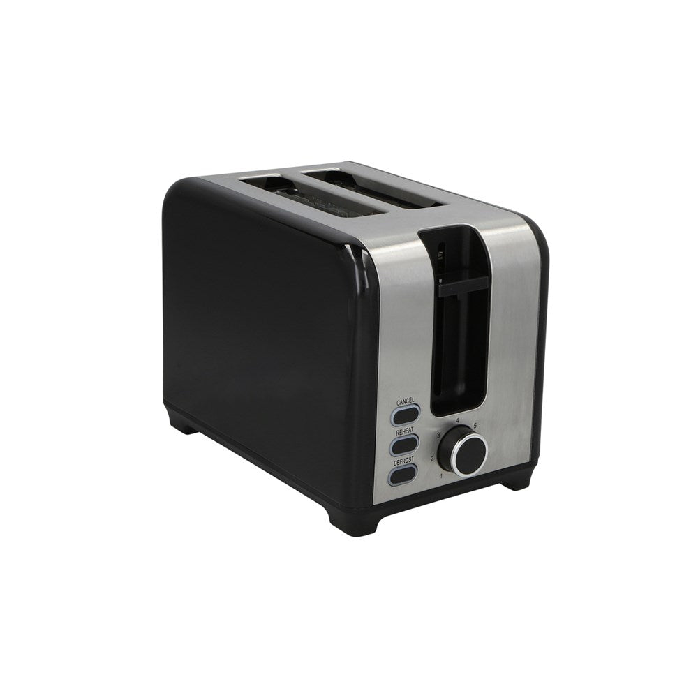 JVD 2-Slice Toaster Sahara, 780-930W, Black