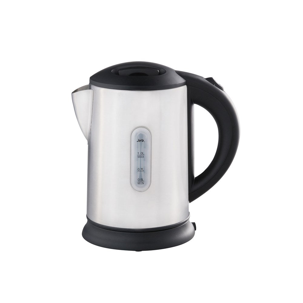 JVD Kettle Altesse, 1L, Single Wall, 2000W, Matt Stainless Steel