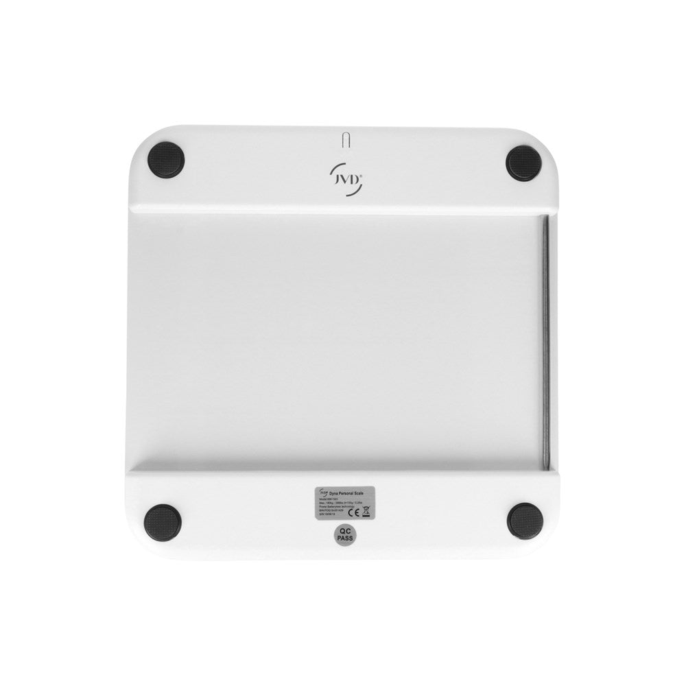 JVD Digital Scale Dyna, Battery-Free, White