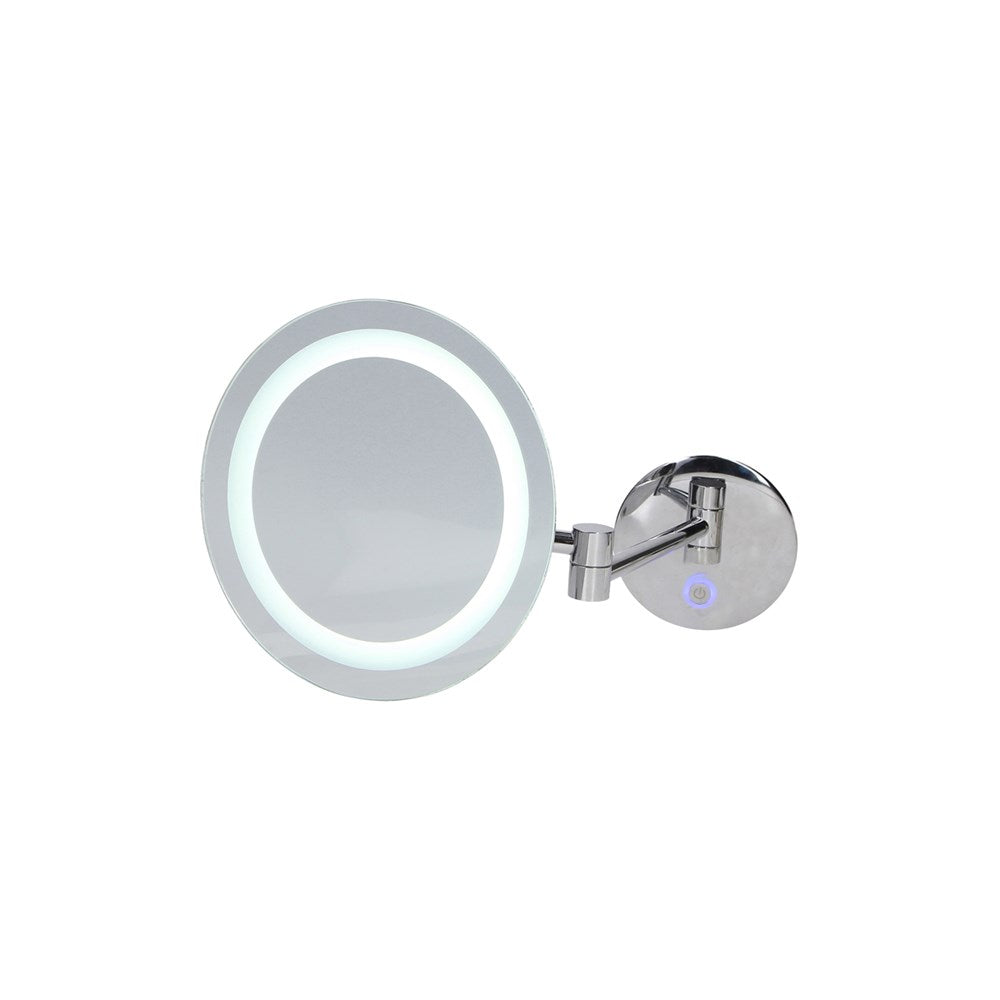 JVD Wall-Mounted Mirror Celeste, LED, 3X, 230mm, Chrome
