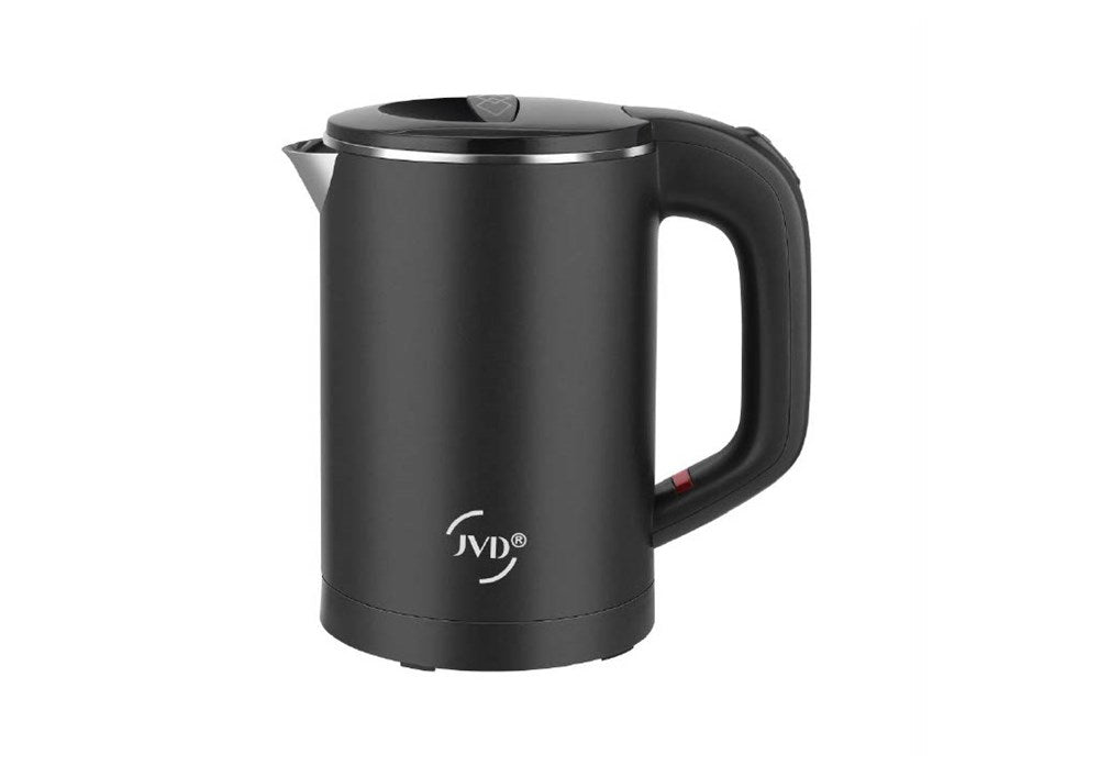 JVD Kettle Envoye, 0.6L, Double Wall, 800W, Matt Black