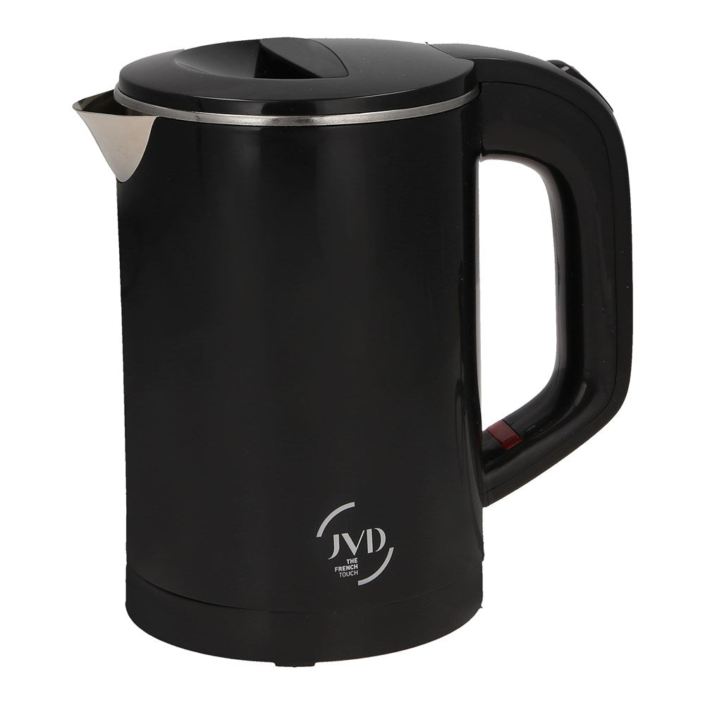 JVD Kettle Envoye, 0.6L, Double Wall, 800W, Black