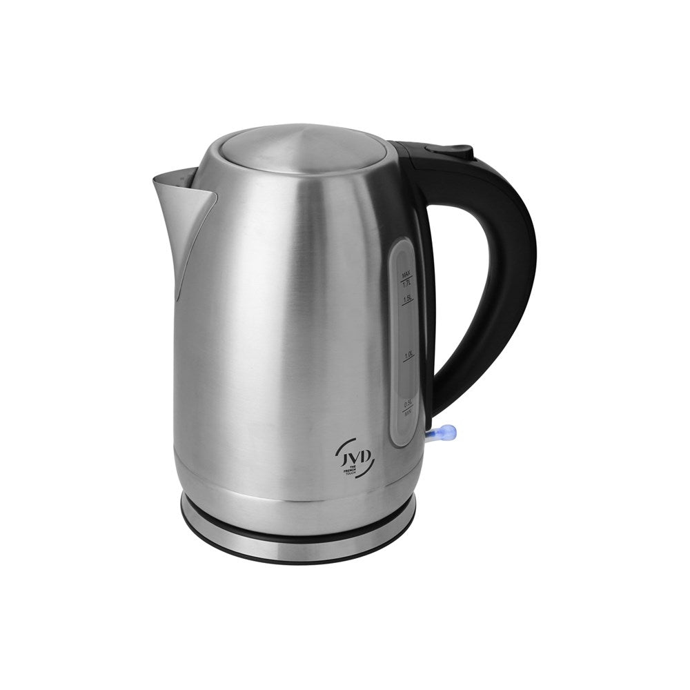 JVD Kettle Oxford, 1.7L, Single Wall, 1850-2200W, Stainless Steel