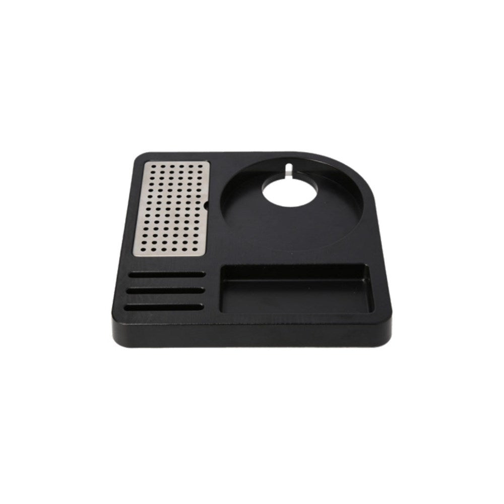 JVD Welcome Tray Continental, Matt Black Woodgrain Finish