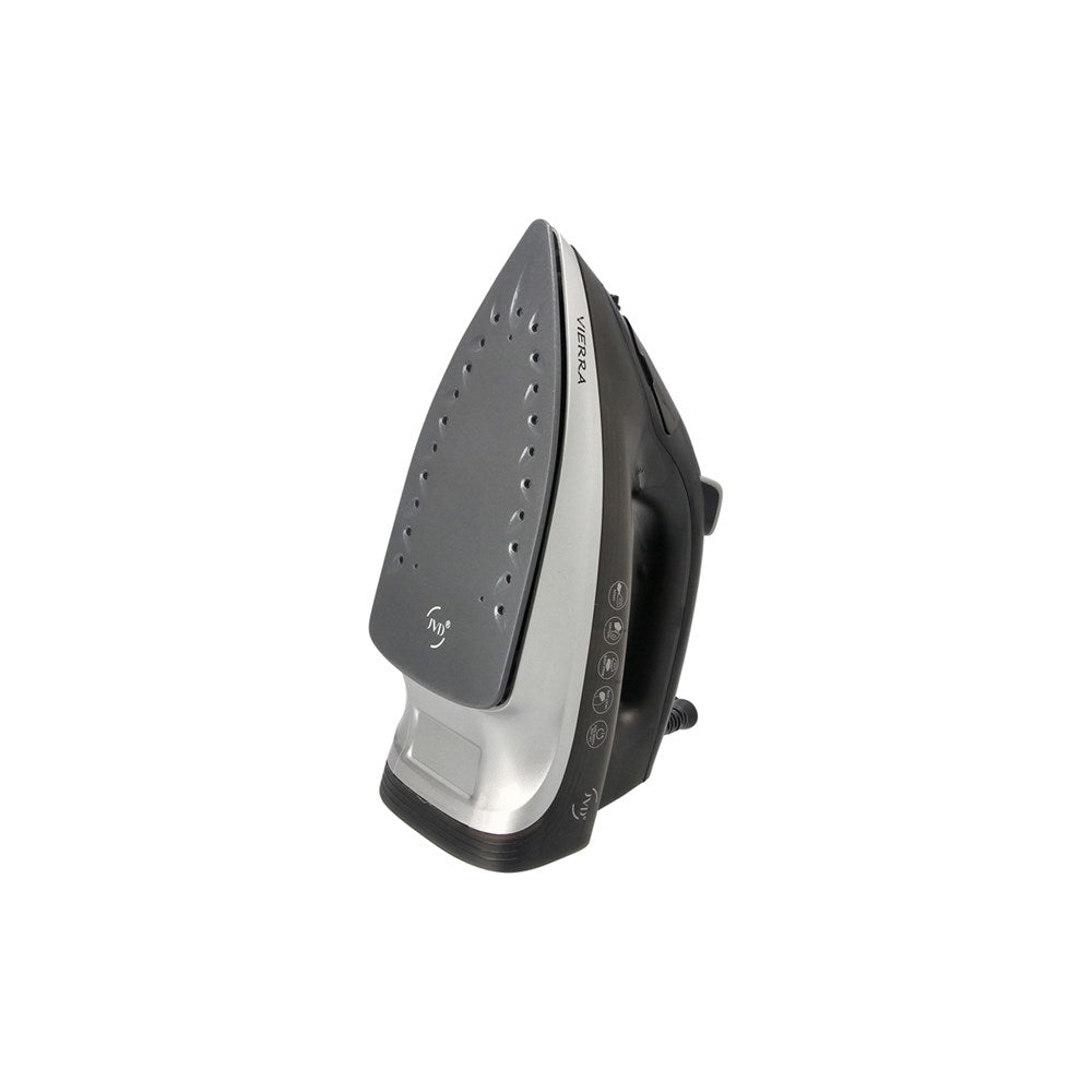 JVD Steam Iron Vierra, 1600W, Auto-Power Off, Black & Silver