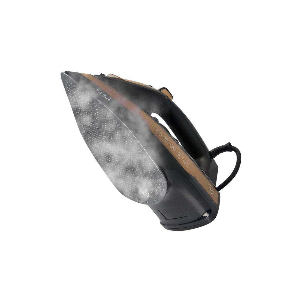 JVD Steam Iron Voila, 2400W, Auto-Power Off, Black & Champagne