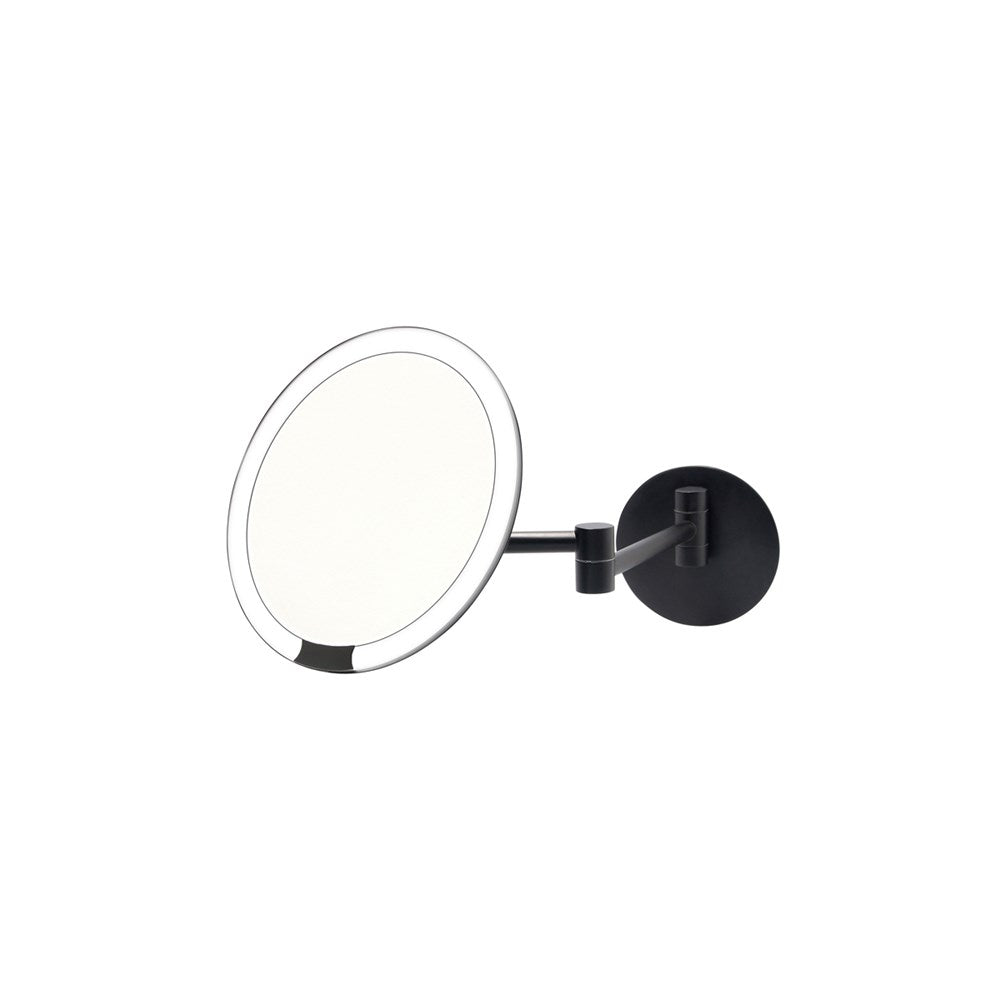 JVD Wall-Mounted Mirror Supernova, LED, 3X, 215mm, Matt Black