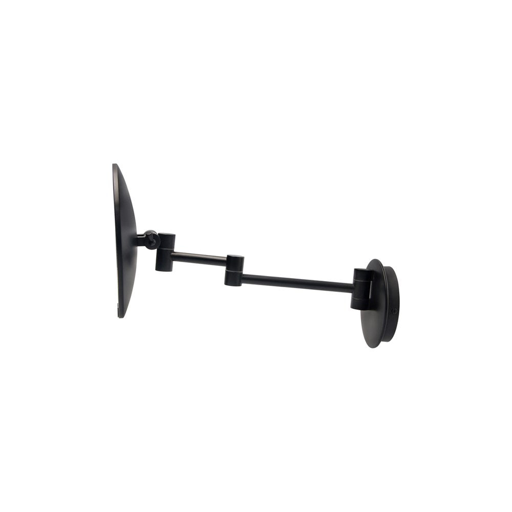 JVD Wall-Mounted Mirror Supernova, LED, 3X, 215mm, Matt Black