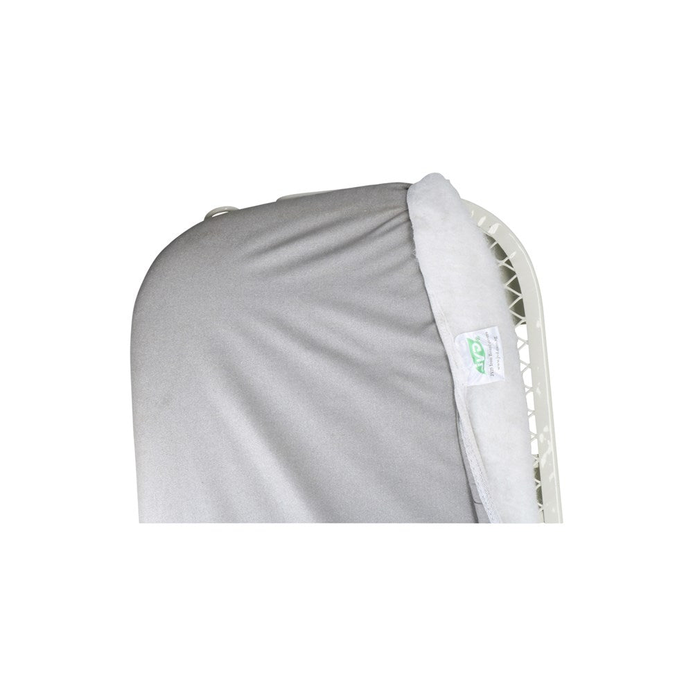 JVD Ironing Board Cover Prestige, 10mm Single-Sided, Silver
