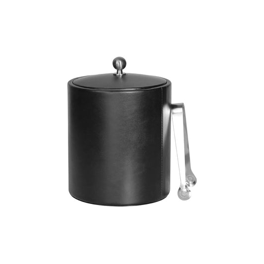 JVD Ice Bucket & Tong Charme, 1L, Single Layer, Black PU