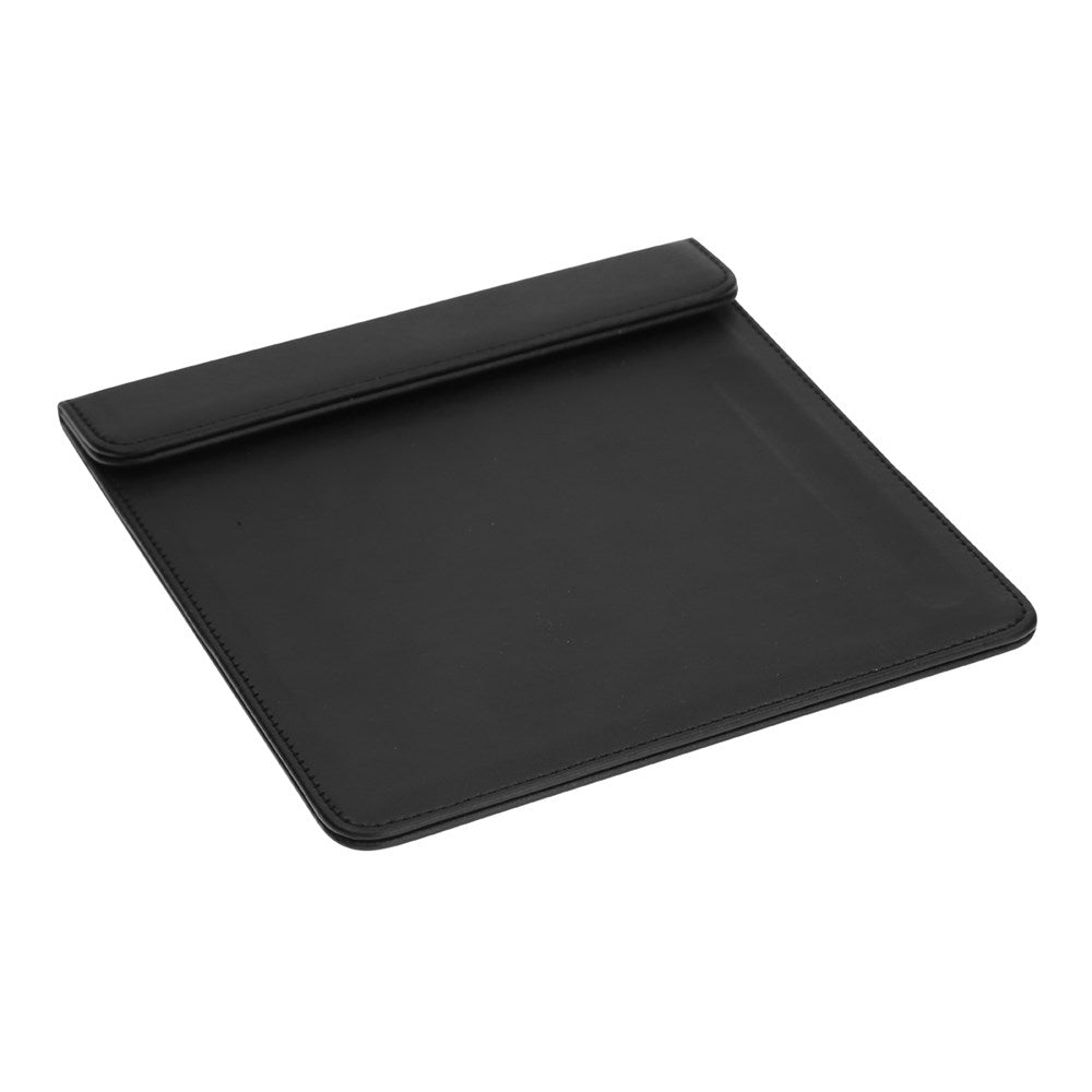 JVD Notepad Holder Charme, with Magnetic Fold, Black Leatherette