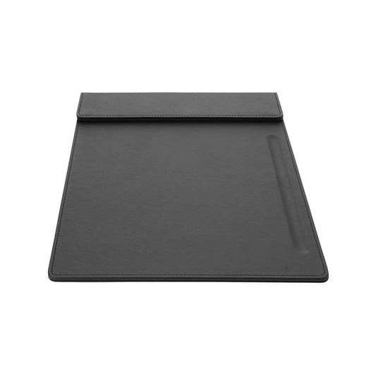 JVD A4 Meeting Pad Charme, with Magnetic Fold, Black Leatherette