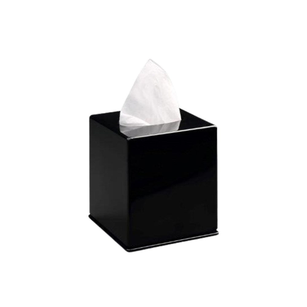JVD Tissue Box Zen, Square, Black