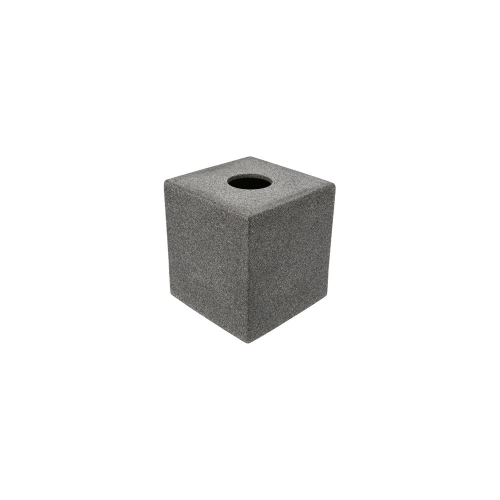 JVD Tissue Box Cavern, Square, Granite Finish