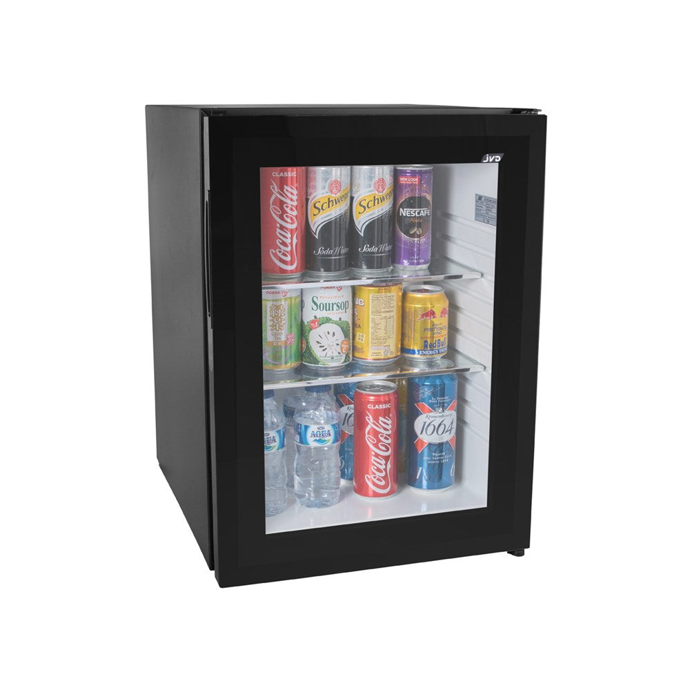 JVD Minibar Silent Compressor, 40L, Glass Door